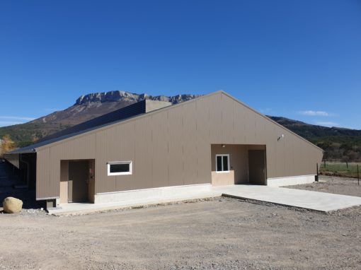 Bâtiment avicole pour 12 000 poules pondeuses bio – HAUTES ALPES